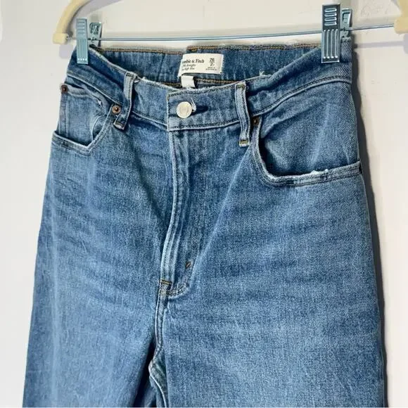 Abercrombie & Fitch Ultra High Rise 90s Straight Jean Vintage Comfort Stretch‎ - Picture 6 of 13
